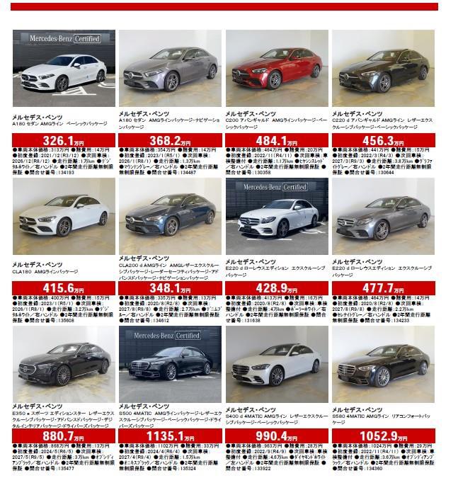 ４ドアセダン特集